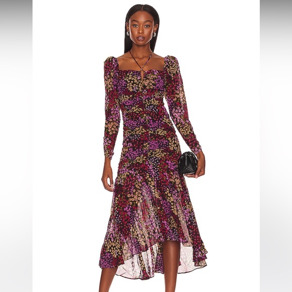 NWT ASTR ATHENA ROUCHED
Color: BLACK RED - Picture 4 of 4